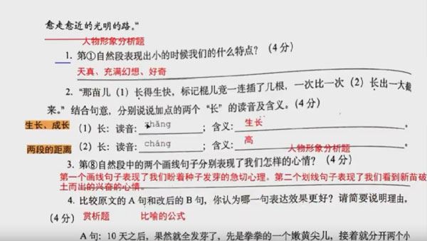 青青阅读 五年级语文98篇阅读理解阅读打卡
