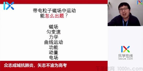 李玮乐学在线2020高考物理百天冲刺磁场专题抢分营