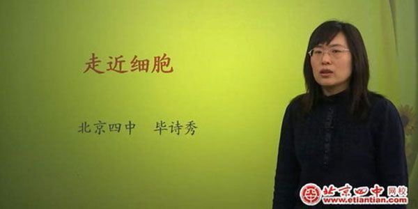 毕诗秀北京四中网校高一生物