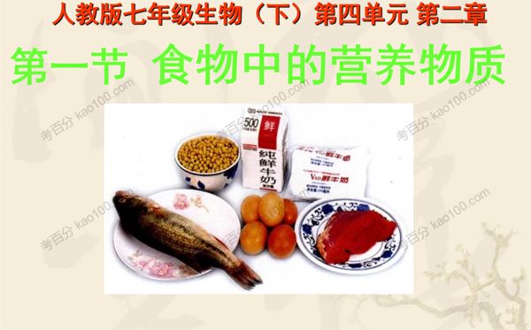 初中生物七年级下册优质课件+教案+试题打包[课件]