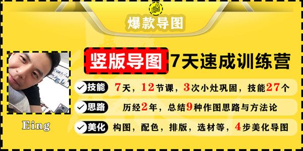 竖版导图7天速成训练营,一张图吸粉引流800+