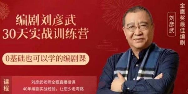 刘彦斌 编剧刘彦武30天实战训练营