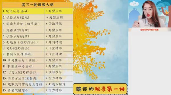 古容容 2023届高考英语2022年秋季A+班