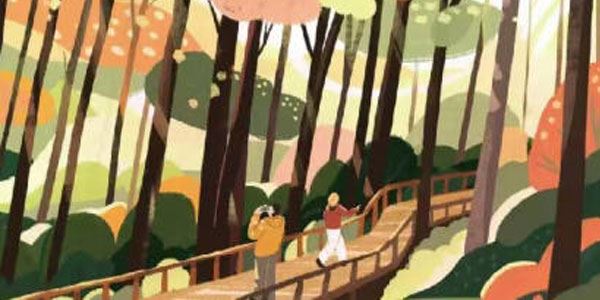 HoHo猴 PS板绘扁平肌理风格插画创作课