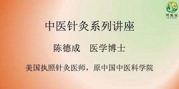 陈德成 中医针灸动筋针疗法系列课 百度网盘下载