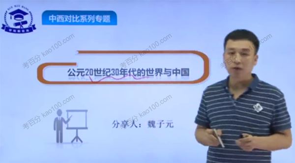 学魁榜魏子元2020年高考历史专题课