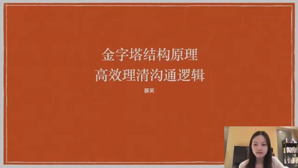 薛笑 耶鲁学姐的精准表达沟通训练营第2期