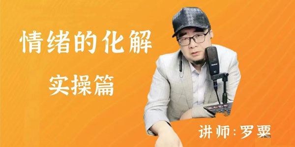 罗粟《情绪化解实操课一阶段》
