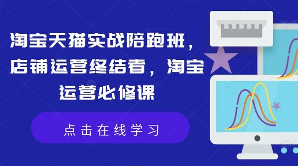 淘宝天猫实战陪跑班：淘宝店铺运营终结者必修课