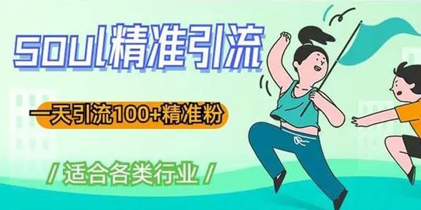 各类行业soul精准引流系列课：每日引流100+精准粉 百度网盘下载